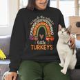 I Teach The Cutest Little Turkeys Thanksgiving Teacher Men Women Girls Kids Women Crewneck Sweatshirt, gift for family, gift for coworker I Teach The Cutest Little Turkeys Thanksgiving Teacher Men Women Girls Kids Women Crewneck Sweatshirt, gift for family, gift for coworker