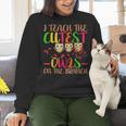 I Teach The Cutest Owls Christmas Or Teachers Day Women Crewneck Sweatshirt, gift for family, gift for coworker I Teach The Cutest Owls Christmas Or Teachers Day Women Crewneck Sweatshirt, gift for family, gift for coworker