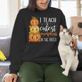 I Teach The Cutest Pumpkins In The Patch Fall Autumn Teacher Women Crewneck Sweatshirt, gift for family, gift for coworker I Teach The Cutest Pumpkins In The Patch Fall Autumn Teacher Women Crewneck Sweatshirt, gift for family, gift for coworker