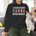 I Teach Future Superheroes Last Day Back To School Teacher Women Crewneck Sweatshirt, Future Teacher Sweatshirts, gift for family, gift for coworker I Teach Future Superheroes Last Day Back To School Teacher Women Crewneck Sweatshirt, Future Teacher Sweatshirts, gift for family, gift for coworker