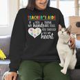 Teacher Aide Appreciation Cute Heart Tee For Women Women Crewneck Sweatshirt, gift for family, gift for coworker Teacher Aide Appreciation Cute Heart Tee For Women Women Crewneck Sweatshirt, gift for family, gift for coworker