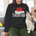 Teacher Aide Christmas Women Family Matching Group Xmas Women Crewneck Sweatshirt, gift for family, gift for coworker Teacher Aide Christmas Women Family Matching Group Xmas Women Crewneck Sweatshirt, gift for family, gift for coworker