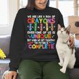 Teacher We Are Like a Box Of Crayons For Men Women Kids Women Crewneck Sweatshirt, gift for family, gift for coworker Teacher We Are Like a Box Of Crayons For Men Women Kids Women Crewneck Sweatshirt, gift for family, gift for coworker