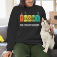 Teacher The Coolest Element Chemistry Periodic Table Science Women Crewneck Sweatshirt, Science Teacher Sweatshirts, gift for family, gift for coworker
