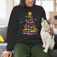 Teacher Crayon Christmas Tree Lights Student School Xmas Women Crewneck Sweatshirt, gift for family, gift for coworker Teacher Crayon Christmas Tree Lights Student School Xmas Women Crewneck Sweatshirt, gift for family, gift for coworker