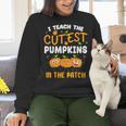 Teacher Halloween Pre-K Teacher Kindergarten Cutest Pumpkins Men Women Kids Women Crewneck Sweatshirt, gift for family, gift for coworker Teacher Halloween Pre-K Teacher Kindergarten Cutest Pumpkins Men Women Kids Women Crewneck Sweatshirt, gift for family, gift for coworker