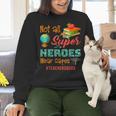 Teacher Not All Superheroes Wear Capes Teacher Squad Women Crewneck Sweatshirt, gift for family, gift for coworker Teacher Not All Superheroes Wear Capes Teacher Squad Women Crewneck Sweatshirt, gift for family, gift for coworker