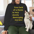Teacher Or Professor Essay Thesis Writing Joke For Men Women Women Crewneck Sweatshirt, Writing Teacher Sweatshirts, gift for family, gift for coworker