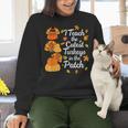 Teacher Thanksgiving I Teach The Cutest Turkeys In The Patch Women Crewneck Sweatshirt, gift for family, gift for coworker Teacher Thanksgiving I Teach The Cutest Turkeys In The Patch Women Crewneck Sweatshirt, gift for family, gift for coworker