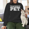TEACHER'S PET You'Re My Favorite Do Me A Favor Women Crewneck Sweatshirt, gift for family, gift for coworker TEACHER'S PET You'Re My Favorite Do Me A Favor Women Crewneck Sweatshirt, gift for family, gift for coworker