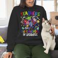 Teachers Are Superheroes Back To School Women Crewneck Sweatshirt, gift for family, gift for coworker Teachers Are Superheroes Back To School Women Crewneck Sweatshirt, gift for family, gift for coworker