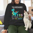 Teachersaurus Like A Normal Teacher But More Awesome Women Crewneck Sweatshirt, gift for family, gift for coworker Teachersaurus Like A Normal Teacher But More Awesome Women Crewneck Sweatshirt, gift for family, gift for coworker