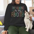 Teaching Preschool Teacher Tiny Humans Are My Favorite Women Crewneck Sweatshirt, gift for family, gift for coworker Teaching Preschool Teacher Tiny Humans Are My Favorite Women Crewneck Sweatshirt, gift for family, gift for coworker