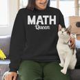 TeeArt Math Mathematics Queen Math Teacher Women Crewneck Sweatshirt, gift for family, gift for coworker TeeArt Math Mathematics Queen Math Teacher Women Crewneck Sweatshirt, gift for family, gift for coworker