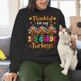 Thankful For My 3rd Grade Turkeys Thanksgiving Teacher Kids Women Crewneck Sweatshirt, gift for family, gift for coworker Thankful For My 3rd Grade Turkeys Thanksgiving Teacher Kids Women Crewneck Sweatshirt, gift for family, gift for coworker
