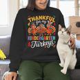 Thankful For My Kindergarten Turkeys Thanksgiving Teacher Women Crewneck Sweatshirt, gift for family, gift for coworker Thankful For My Kindergarten Turkeys Thanksgiving Teacher Women Crewneck Sweatshirt, gift for family, gift for coworker