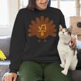 Thanksgiving Math Teacher Math Symbol Men Women Girls Kids Women Crewneck Sweatshirt, gift for family, gift for coworker