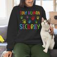 Tiny Human Security Preschool Childcare Teacher Babysitters Women Crewneck Sweatshirt, gift for family, gift for coworker Tiny Human Security Preschool Childcare Teacher Babysitters Women Crewneck Sweatshirt, gift for family, gift for coworker
