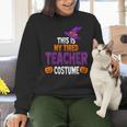 Tired Teacher Costume For Halloween Teachers Women Crewneck Sweatshirt, gift for family, gift for coworker Tired Teacher Costume For Halloween Teachers Women Crewneck Sweatshirt, gift for family, gift for coworker