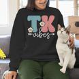 TK Vibes Back To School Teachers Students TK Team Women Crewneck Sweatshirt, gift for family, gift for coworker