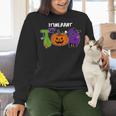 TOD Itinerant Teacher Of The Deaf Halloween ASL Interpreters Women Crewneck Sweatshirt, gift for family, gift for coworker TOD Itinerant Teacher Of The Deaf Halloween ASL Interpreters Women Crewneck Sweatshirt, gift for family, gift for coworker