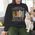 History Teacher I Read The Constitution For The Articles For Men Women Women Crewneck Sweatshirt, History Teacher Sweatshirts, gift for family, gift for coworker