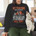 Trucker Truck Driver Vintage My Teacher Was Wrong I Do Get Women Crewneck Sweatshirt, gift for family, gift for coworker