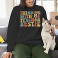 Twin Day Friends Teacher Twinning With My Bestie Matching Women Crewneck Sweatshirt, gift for family, gift for coworker Twin Day Friends Teacher Twinning With My Bestie Matching Women Crewneck Sweatshirt, gift for family, gift for coworker