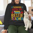 Twinning With My Bestie Teacher Boy Spirit Week Twin Day Women Crewneck Sweatshirt, gift for family, gift for coworker Twinning With My Bestie Teacher Boy Spirit Week Twin Day Women Crewneck Sweatshirt, gift for family, gift for coworker
