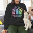 Vintage Are You Fall O Ween Directions Teacher Halloween Women Crewneck Sweatshirt, gift for family, gift for coworker