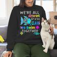 We'Re All Different But We Swim Together Elementary Teacher Women Crewneck Sweatshirt, gift for family, gift for coworker We'Re All Different But We Swim Together Elementary Teacher Women Crewneck Sweatshirt, gift for family, gift for coworker