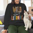 Wild About Learning Teacher Back To School Teaching Women Crewneck Sweatshirt, gift for family, gift for coworker Wild About Learning Teacher Back To School Teaching Women Crewneck Sweatshirt, gift for family, gift for coworker