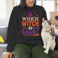 Which Witch Is Which Halloween For Women Men English Teacher Women Crewneck Sweatshirt, English Teacher Sweatshirts, gift for family, gift for coworker