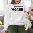 67 Meme Square Root 4489 Six Seven Slang Math Teacher Women Crewneck Sweatshirt, gift for family, gift for coworker 67 Meme Square Root 4489 Six Seven Slang Math Teacher Women Crewneck Sweatshirt, gift for family, gift for coworker