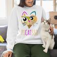 Abstract Cat Art Picatsso Shirt For Art Teachers Women Crewneck Sweatshirt, gift for family, gift for coworker Abstract Cat Art Picatsso Shirt For Art Teachers Women Crewneck Sweatshirt, gift for family, gift for coworker