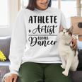 Athlete Plus Artist Equals Dancer Ballerina Teacher Student For Men Women Kids Women Crewneck Sweatshirt, gift for family, gift for coworker
