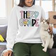 Back To School Third Grade Teacher First Day Of 3rd Grade Women Crewneck Sweatshirt, First Grade Teacher Sweatshirts, gift for family, gift for coworker Back To School Third Grade Teacher First Day Of 3rd Grade Women Crewneck Sweatshirt, First Grade Teacher Sweatshirts, gift for family, gift for coworker