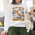 You Can't Scare Me I Teach Kindergarten Teacher Halloween Women Crewneck Sweatshirt, gift for family, gift for coworker You Can't Scare Me I Teach Kindergarten Teacher Halloween Women Crewneck Sweatshirt, gift for family, gift for coworker