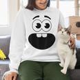 Creepy Carrots Face Teacher Halloween Costume Matching Women Crewneck Sweatshirt, gift for family, gift for coworker Creepy Carrots Face Teacher Halloween Costume Matching Women Crewneck Sweatshirt, gift for family, gift for coworker