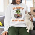 Cute Halloween Teacher Librarian Frankenstein Reading Books Women Crewneck Sweatshirt, gift for family, gift for coworker Cute Halloween Teacher Librarian Frankenstein Reading Books Women Crewneck Sweatshirt, gift for family, gift for coworker
