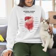 Digestive System Anatomy Anatomical Biology Teacher Men Women Women Crewneck Sweatshirt, gift for family, gift for coworker