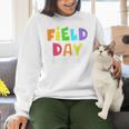 Field Day Green Team For Teacher Kids Field Day Games Women Crewneck Sweatshirt, gift for family, gift for coworker Field Day Green Team For Teacher Kids Field Day Games Women Crewneck Sweatshirt, gift for family, gift for coworker