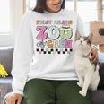 Field Zoo Trip Shirt For Teacher First Grade Crew For Men Women Kids Women Crewneck Sweatshirt, First Grade Teacher Sweatshirts, gift for family, gift for coworker