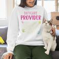 Full Heart Daycare Provider Nanny Au Pair Pre-K Teacher Women Crewneck Sweatshirt, gift for family, gift for coworker Full Heart Daycare Provider Nanny Au Pair Pre-K Teacher Women Crewneck Sweatshirt, gift for family, gift for coworker