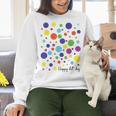 Happy Dot Day 2025 Polka Dot Boys Girls Kids Teacher Dot Day Women Crewneck Sweatshirt, gift for family, gift for coworker