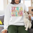 It's Beautiful Day For Learning Retro Teacher Students Women Women Crewneck Sweatshirt, gift for family, gift for coworker It's Beautiful Day For Learning Retro Teacher Students Women Women Crewneck Sweatshirt, gift for family, gift for coworker