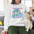 Kindergarten Teacher Dolphin Ocean Life Teaching Team Spirit Women Crewneck Sweatshirt, gift for family, gift for coworker