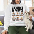 Labrador Retriever Science Labs Dog Lover Teacher Women Crewneck Sweatshirt, Science Teacher Sweatshirts, gift for family, gift for coworker