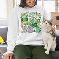 One Lucky Teacher St Patrick's Day Irish Teacher Lucky Era Women Crewneck Sweatshirt, gift for family, gift for coworker One Lucky Teacher St Patrick's Day Irish Teacher Lucky Era Women Crewneck Sweatshirt, gift for family, gift for coworker