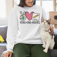 Peace Love Visuals Special Education Teacher Dream Team Women Crewneck Sweatshirt, gift for family, gift for coworker Peace Love Visuals Special Education Teacher Dream Team Women Crewneck Sweatshirt, gift for family, gift for coworker